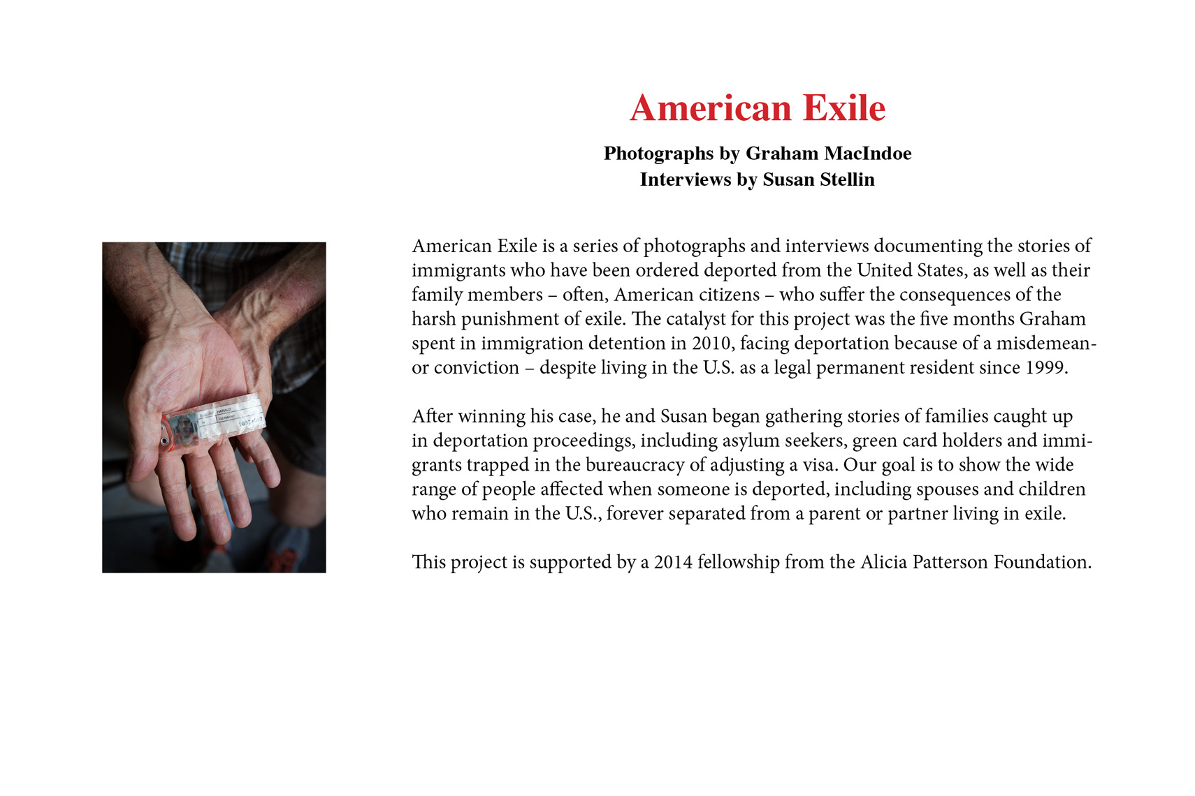 American Exile - Deportation